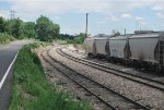 View Of Tracks Departing Golden Yard